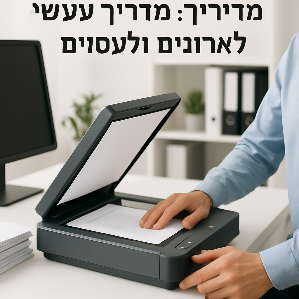 סריקת מסמכים מדריך מעשי לארגונ